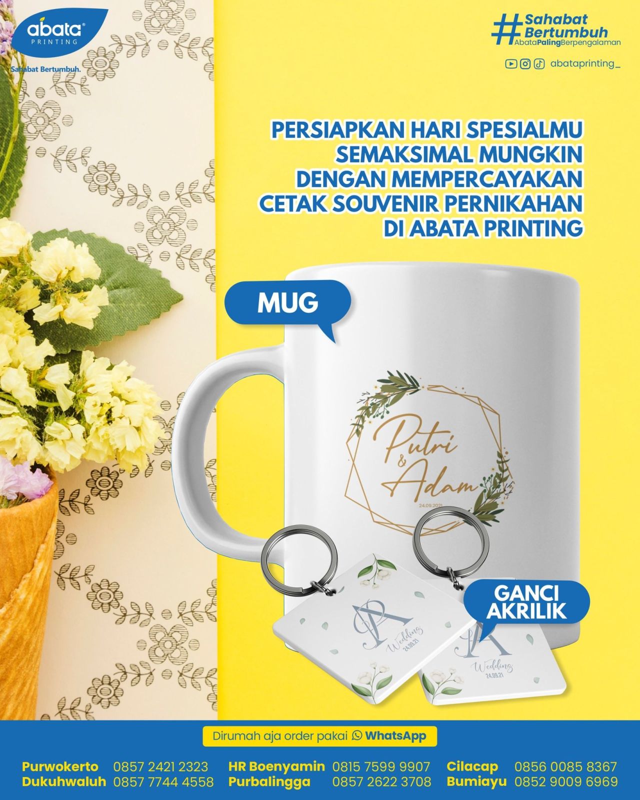 Cetak Kreatif, Cilacap Makin Berwarna: ABATA PRINTING Jadi Mitra Bisnis Lokal
